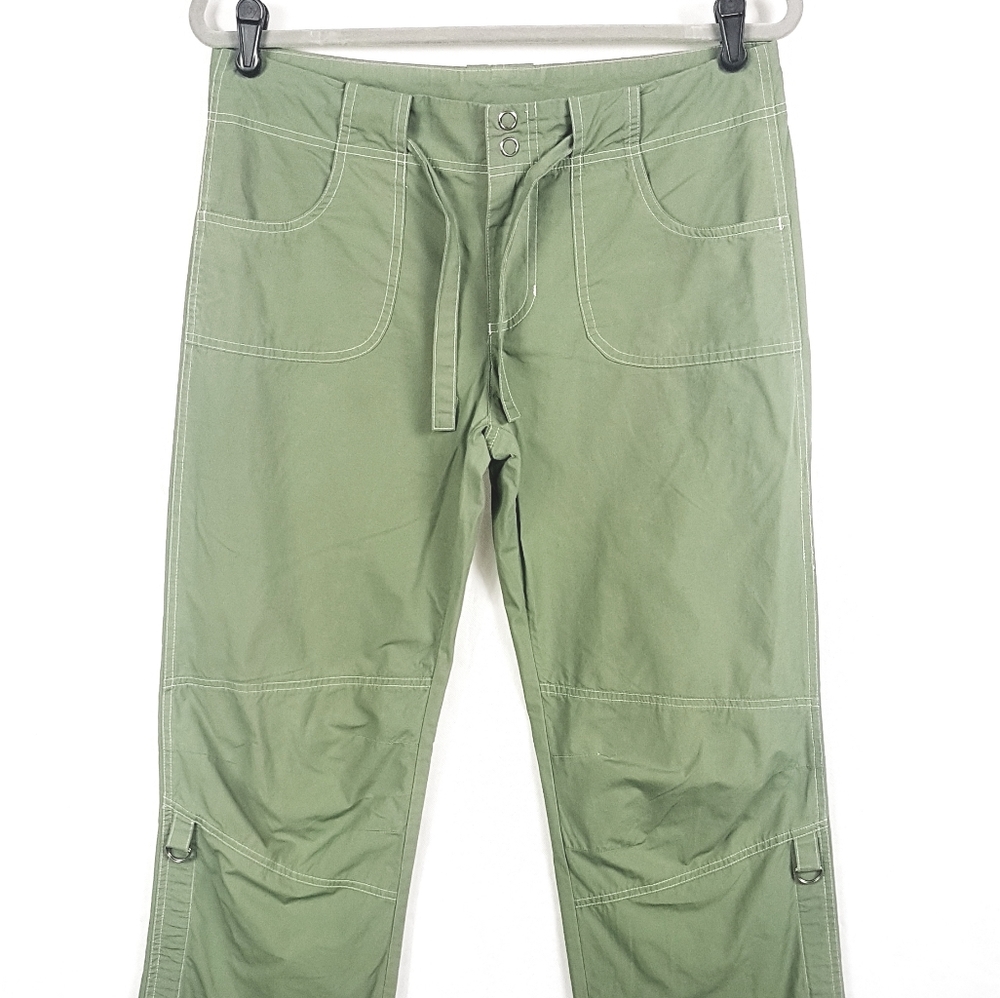 Prana Convertible Roll Hem Pants Size Medium  GC